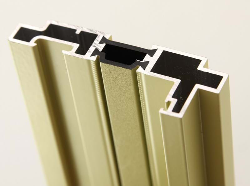 Insulated profile for door.