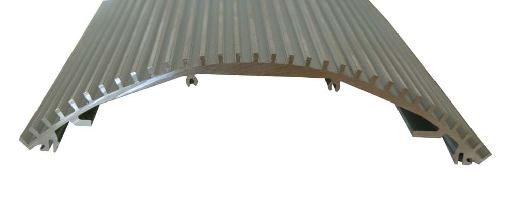 Back plate of loudspeaker made of alumnium